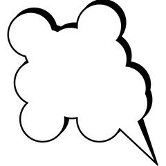 bubble speech for comic and chat