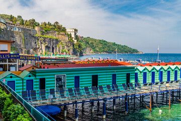 Sorrento city, Amalfi coast, Italy - obrazy, fototapety, plakaty