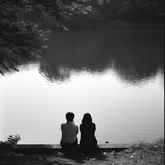 A Couple's Pure Connection in Nature's Embrac
