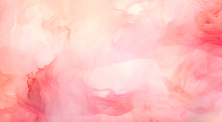 Fototapeta premium Red rectangular watercolor background. Valentine's day concept banner. For greeting card or sale