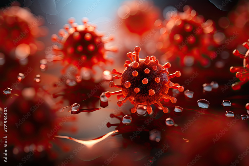 Poster viral encounter: a close-up view of pathogens at a microscopic level