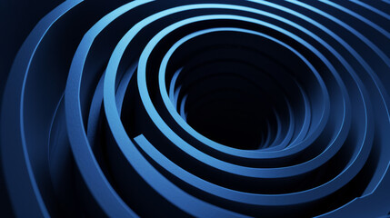 A circular and inner circle background, dark blue and light black.