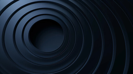 A circular and inner circle background, dark blue and light black.