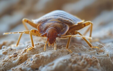 Fototapeta premium Macro close-up of bed bug