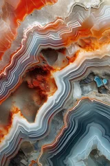 Rideaux occultants Cristaux close up of Moroccan Agate