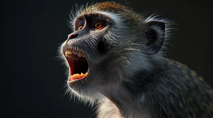 Foto op Plexiglas a close up of a monkey © sam
