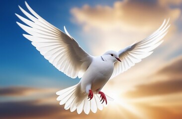 International Peace Day, white dove