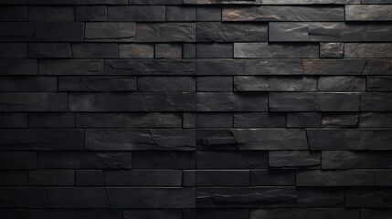 Black stone tile wall patterns