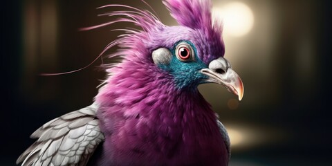 Fototapeta premium a close up of a bird