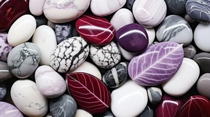 Rolgordijnen a group of colorful stones © sam
