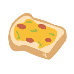 Cartoon Fast Foods - Element Breads Isolate