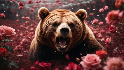 Fototapeta premium brown bear cub