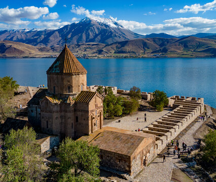 Armenian church on Akdamar Island in Turkey.