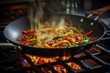 grilled  with vegetables. 