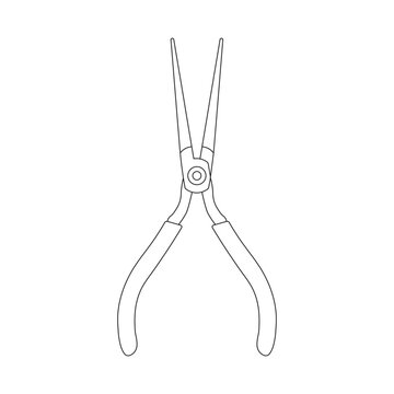 6 Inch 70-Degree Bent Long Nose Pliers | TEKTON | PGF10406