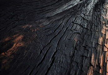 Burning wood in a fire. Firewood background. Wood texture.
