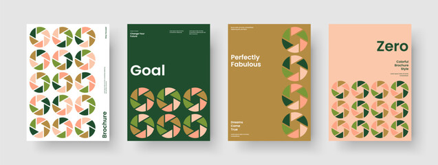 Fototapeta premium Geometric Poster Template. Modern Report Layout. Isolated Flyer Design. Brochure. Book Cover. Background. Business Presentation. Banner. Magazine. Journal. Portfolio. Advertising. Handbill. Pamphlet