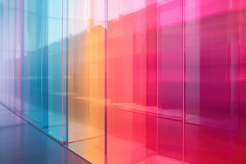 Gradient multilayer glass background