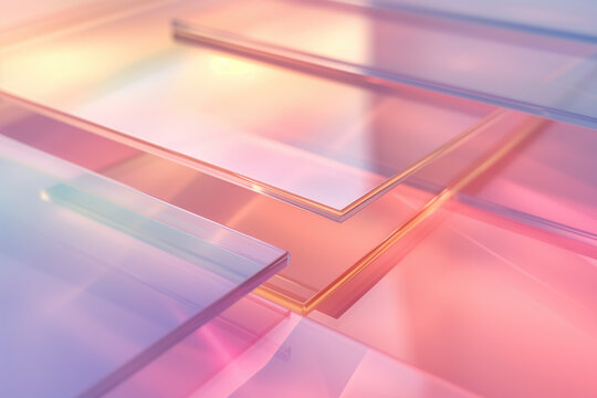 Gradient multilayer glass background