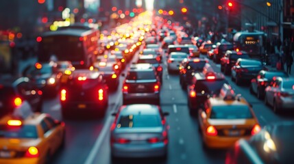 a busy city street filled with lots of traffic at night time