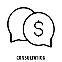 Consultation, advice, discussion, meeting, collaboration, professional, consulting, talk, conversation, assistance, guidance, communication, consultation icon, business