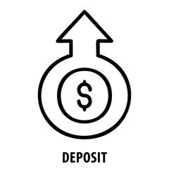 Deposit, investment, savings, money, finance, banking, deposit icon, financial, wealth, contribution, investment strategy, banking concept, money growth