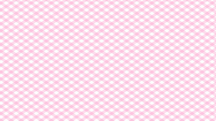 Pink and white diagonal plaid background