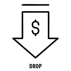 Drop, water drop, liquid, drop icon, raindrop, falling water, droplet, dew, splash, rain, liquid symbol, drip, pure water, aqua