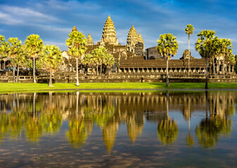 Fototapeta na wymiar Angkor Wat Buddhist temple in Siem Reap Cambodia.