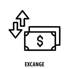 Exchange, trading, transaction, exchange icon, commerce, swap, trade, currency exchange, financial, market, barter, conversion, economic, finance