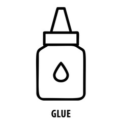 Glue, adhesive, stick, bonding, glue icon, adhesive substance, fix, attach, adhesive symbol, bonding agent, repair, join, adhesive material, sticky, paste