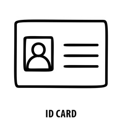 ID card, identification, identity, ID card icon, personal information, document, identification card, ID badge, official identification, access card, ID concept, verification, ID symbol, personal