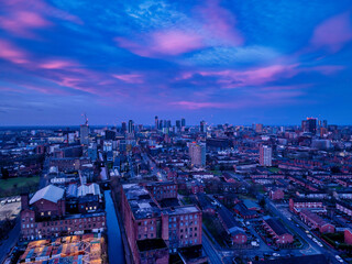 Manchester Cityscape early morning