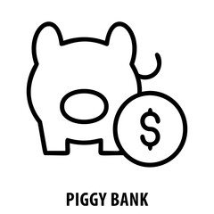 Obraz premium Piggy bank, savings, piggy bank icon, finance, money, savings icon, financial planning, investment, piggy bank symbol, money box, thrift, financial security, wealth, coin bank