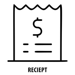 Receipt, invoice, financial, receipt icon, payment, transaction, purchase, financial record, billing, proof of purchase, expense, accounting, payment confirmation, invoice symbol, sales receipt