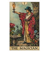 Vintage Tarot Card Number 1 The Magician