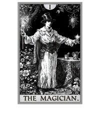 Vintage Tarot Card Number 1 The Magician