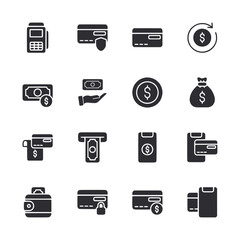 payment icons set