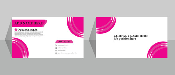 Creative visiting modern business card, modern business card with vector, professional business card, business card promotion, unique design .