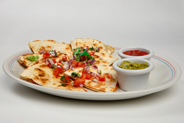 NACHOS WITH SAUCE