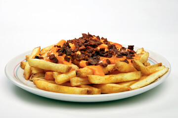 chicken nuggets with fries