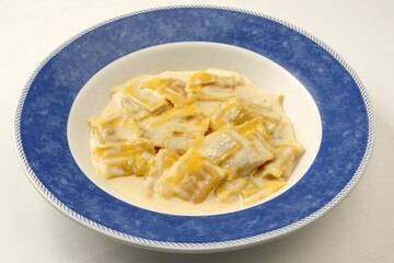ravioli with sauce