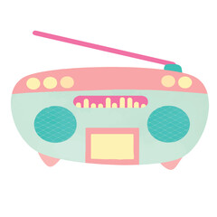 Radio Day Illustration Element Sticker