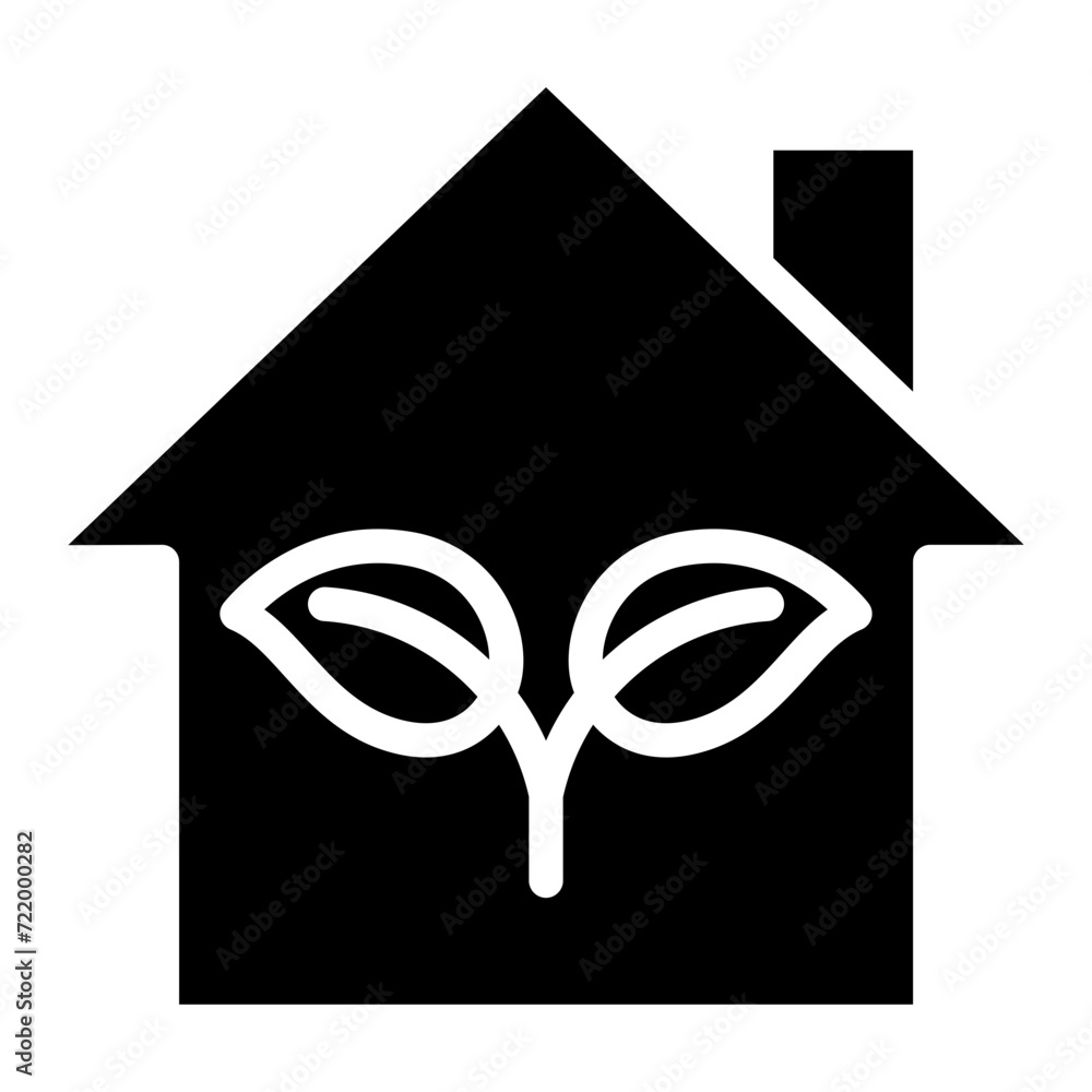 Sticker eco house