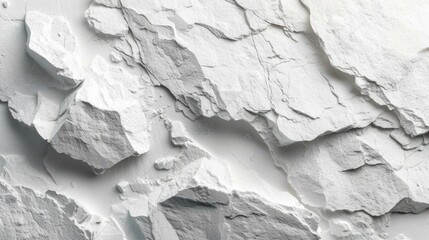 White cracked rock texture background
