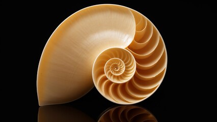 Representation of the golden rule relationship in the form of a shell 