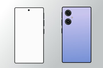 Mobile phone with minimalist frame 