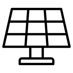 solar panels icon, Sun energy icon.
