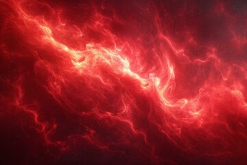 Red abstract fractal flame plasma glowing energy background