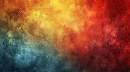 Obraz premium Abstract red yellow blue watercolor background